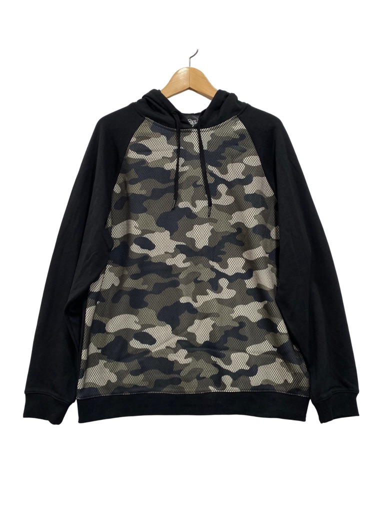 Nwot Brooklyn Standard Men's Camo Sweatshirt Black Mesh L Streetwear Hoodie